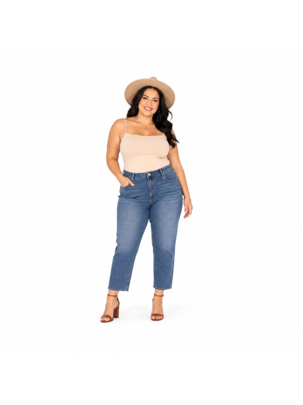 New Seven7 Loose Size 16 Straight Jeans High Rise Fitted Hips